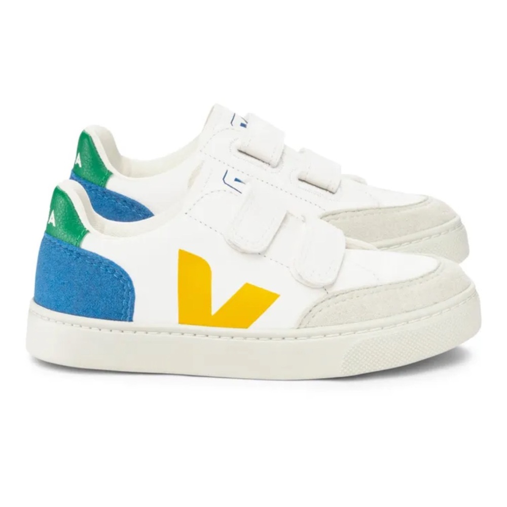 Veja Kids Sneakers - White, Blue, Yellow